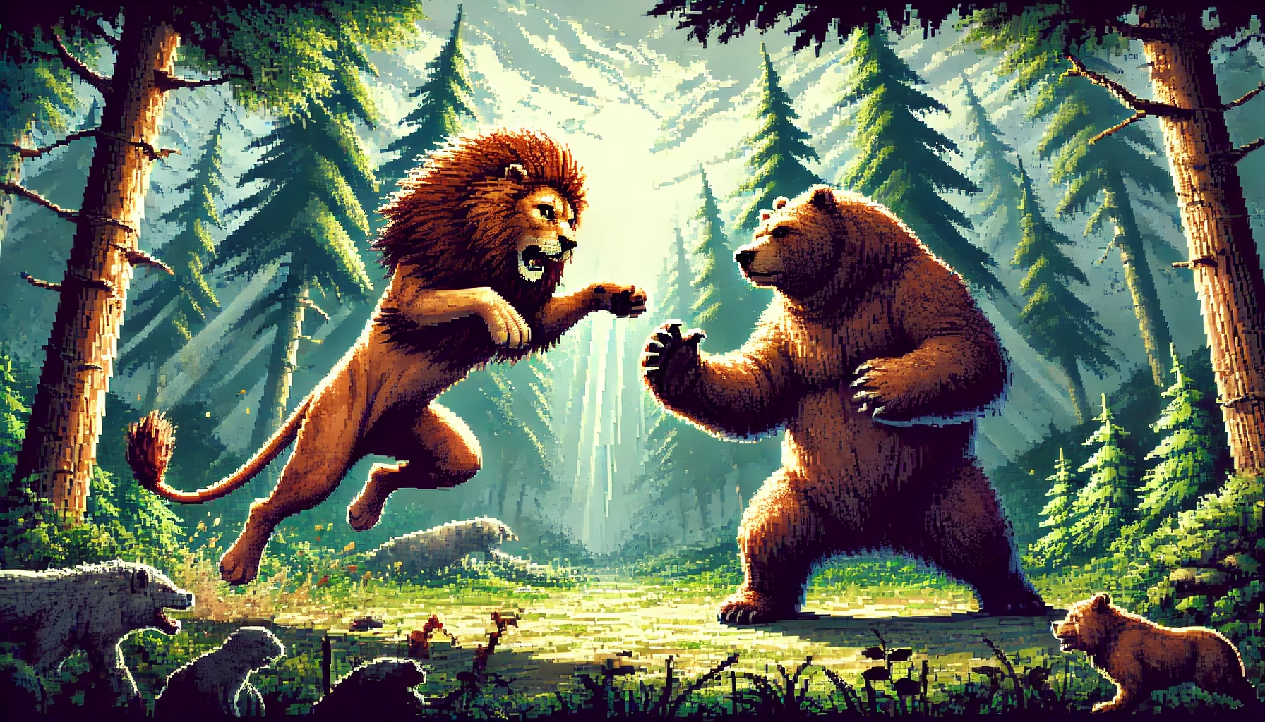 Bear vs Lion